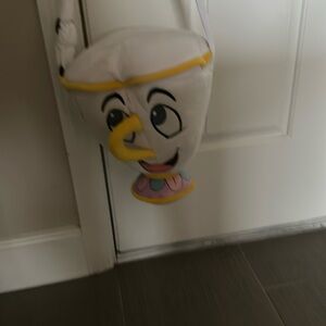 NWOT Beauty and the Beast tea cup purse, never used disney purse